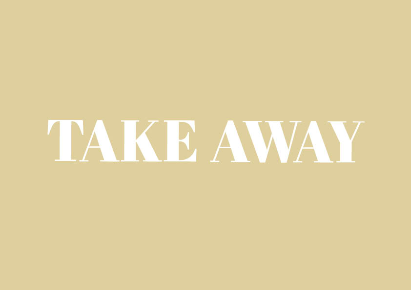 TAKEAWAY